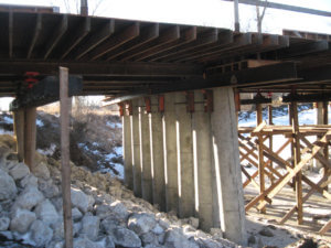 Jasper County Bridge Pillars